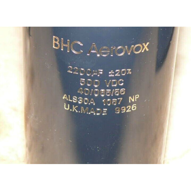 BHC Aerovox ELKO 2200 µF 500VDC ALS30A 1075 NP - Maranos.de