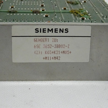 Siemens Steuerkarte Platine für 6SE3652-3BB02-Z / 6SE3 652-3BB02-Z - Maranos.de