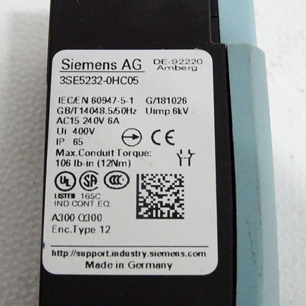 Siemens 3SE5232-0HC05 Positionsschalter - Maranos.de