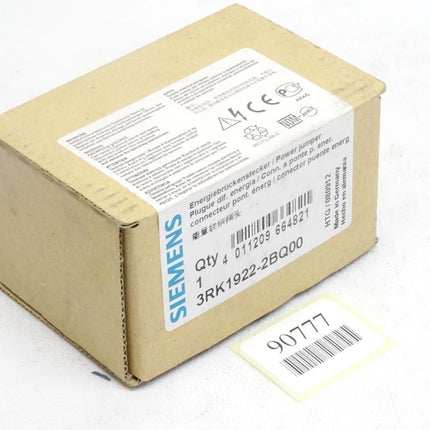 Siemens Energiebrückenstecker / 3RK1922-2BQ00 / Neu OVP - Maranos.de