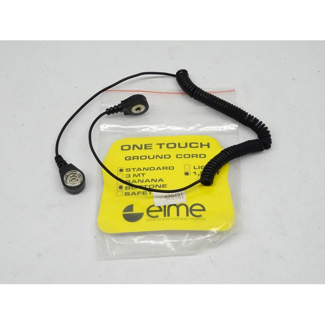 Elme Erdungskabel Standart Bottone 1,5Meter One Touch NEU-OVP - Maranos.de
