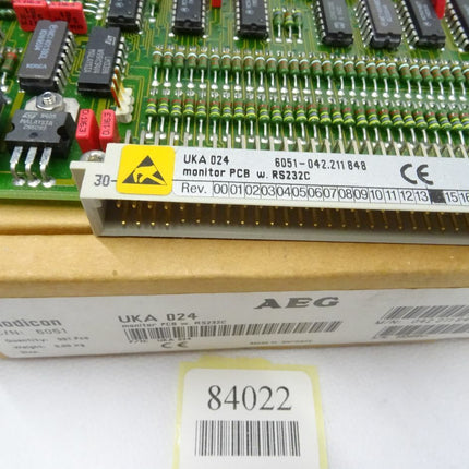 AEG UKA024 6051-042.211848 Rev14 / Monitor PCB w. RS232C / Neu OVP - Maranos.de