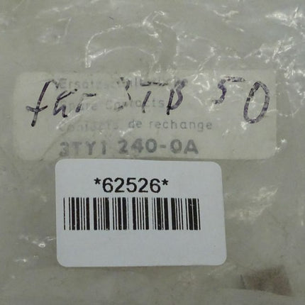 Siemens 3TY1240-0A Ersatzschaltstücke 3TY1 240-0A / OVP-versiegelt - Maranos.de