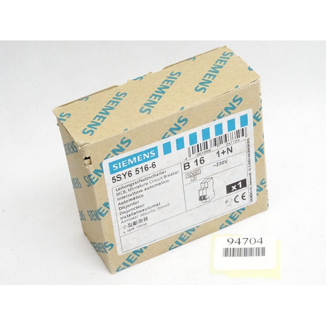 Siemens Leitungschutzschalter 5SY6 5SY6516-6 / Neu OVP - Maranos.de