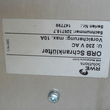 RWE 326715.7 Solutions ORB Schranklüfter 230V AC 10A - Maranos.de