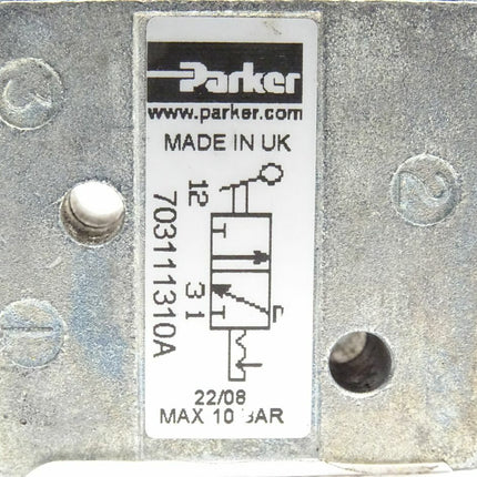 Parker 703111310A Pneumatikventil 10bar Schalter - Maranos.de