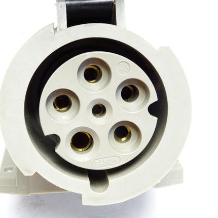 Cekon Starkstromsteckdose 83757 63A-7h 3P+N+ 480-500V 5-polig / Neu - Maranos.de