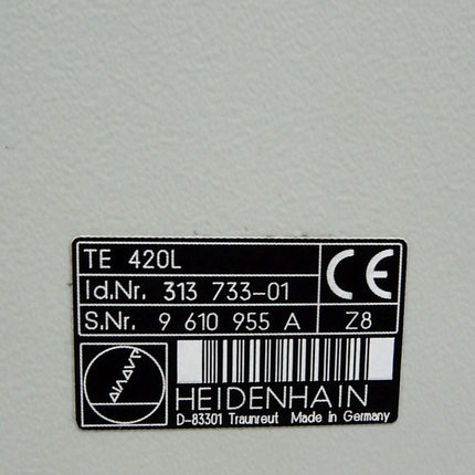 Heidenhain Bedienfeld TE420L 313733-01 TE420 TE 420 329506-01 344143-01 - Maranos.de