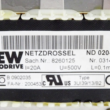 SEW Eurodrive Netzdrossel 8260125 ND 020-013 ND020-013 - Maranos.de