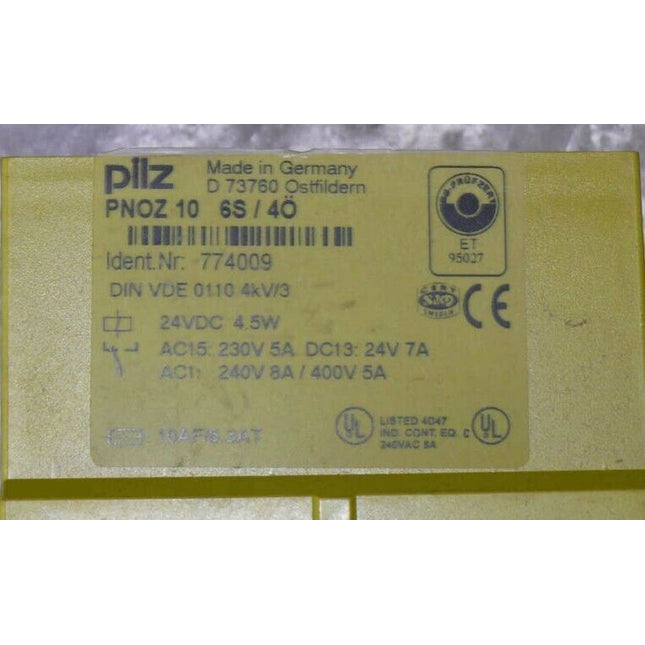 Pilz PNOZ 10 Not-Aus-Schaltgerät Sicherheitsschaler - Maranos.de