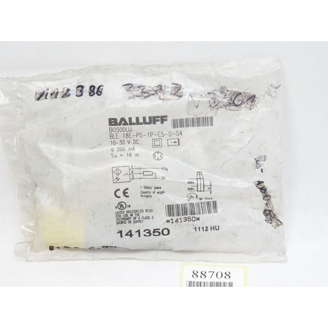 Balluff BOS00UJ / BLE 18E-PS-1P-E5-D-S4 / 141350 / Neu OVP - Maranos.de