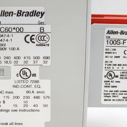 Allen-Bradley Schütz 100-C60*00 + 100S-F - Maranos.de