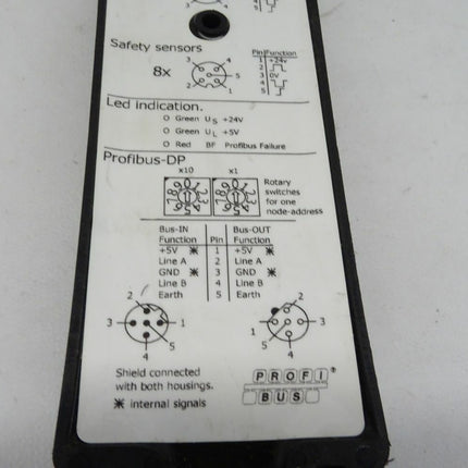 JAKOB SAFETY 20-054-10 Tina 8B Profibus 2005410 08283 001301 L807040026 - Maranos.de