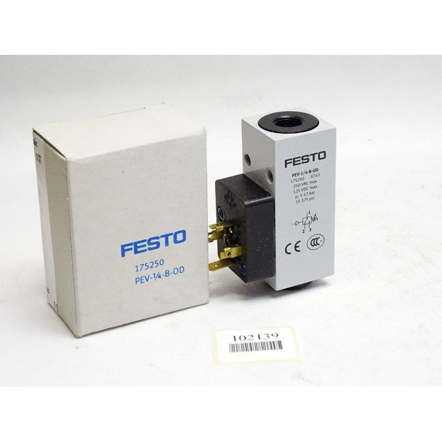 Festo Druckschalter 175250 PEV-1/4-B-OD / Neu OVP - Maranos.de