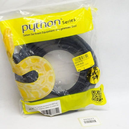 Python 8070PY-050S Patchkabel Rohkabel Cat.7 schwarz 5m / Neu OVP - Maranos.de