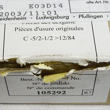 Festo Verschleißteile 105292 C-5/2-1/2>12/84 / Neu OVP - Maranos.de
