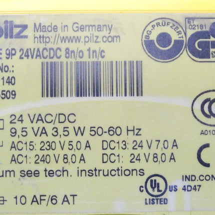 Pilz PZE 9P 24VACDC 8n/o 1n/c / 777140 - Maranos.de
