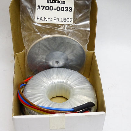 Block RT120/25 Ringkern-Sicherheits- und Trenntransformator / Neu OVP - Maranos.de