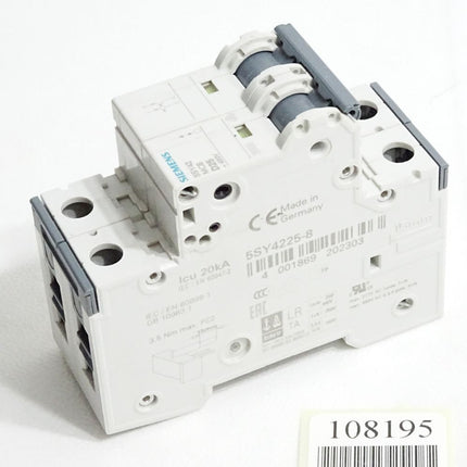 Siemens Leitungsschutzschalter 5SY4225-8 5SY42 MCB D25 - Maranos.de