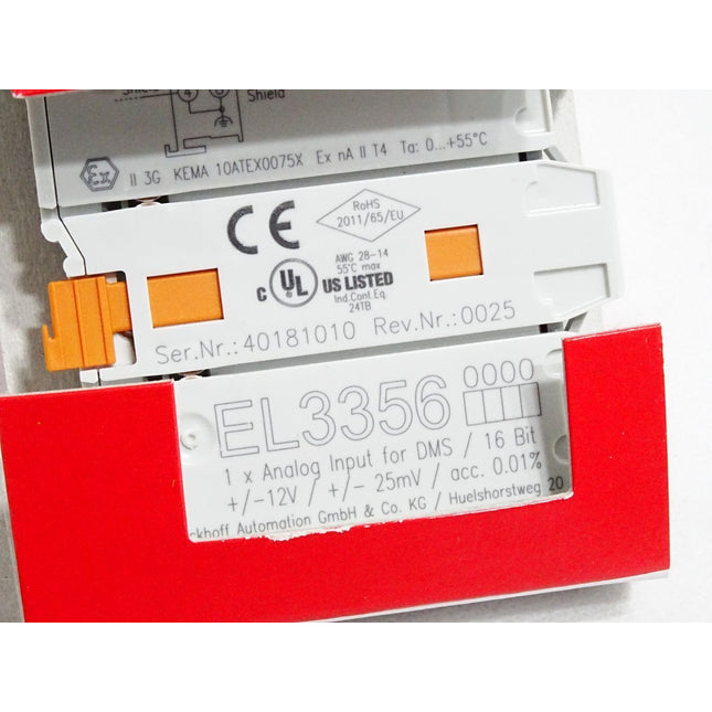 Beckhoff EL3356 analoge Eingangsklemme / Neu OVP - Maranos.de