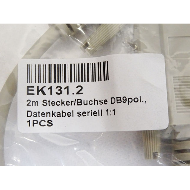 EK131.2 2m Stecker/Buchse DB9pol. Datenkabel seriell 1:1 / Neu OVP - Maranos.de