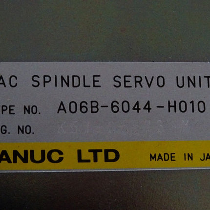 Fanuc AC Spindle Servo Unit A06B-6044-H010 / A20B-0009-0533 - Maranos.de