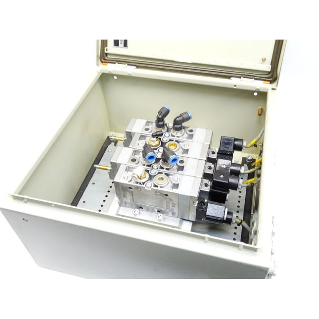 Festo Ventilinsel mit Gehäuse Magnetventil MFH-5/3E-3/8-B 19708 + 19705 MFH-5-3/8-B - Maranos.de