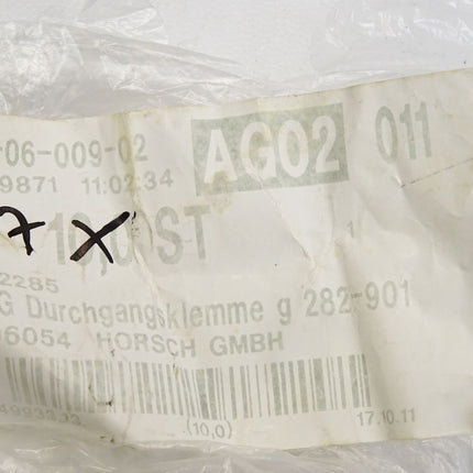 Wago 2-Leiter-Durchgangsklemme 282-901 / Inhalt : 7 Stück / Neu - Maranos.de