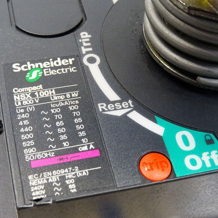 Schneider Electric Kompaktleistungsschalter Compact NSX100H vigi NSX100/160 NSX100-160-250 F/N/H/NA - Maranos.de