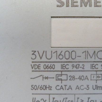 Siemens Leistungsschalter 3VU1600-1MQ00 - Maranos.de