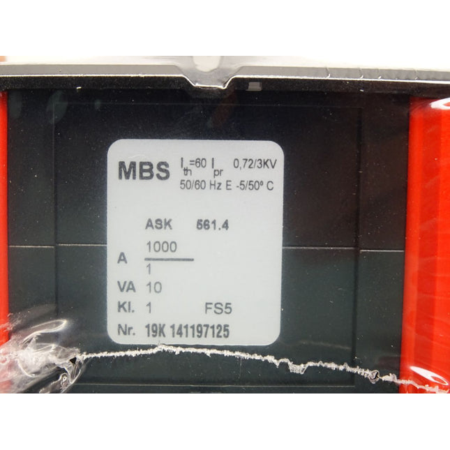 MBS ASK61.4 ASK 61.4 Stromwandler / Neu OVP - Maranos.de