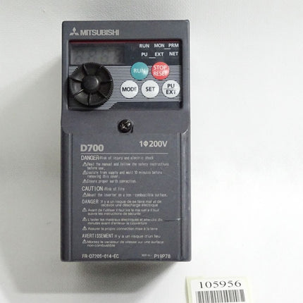 Mitsubishi Inverter FR-D720S-014-EC Umrichter 0.2kW - Maranos.de