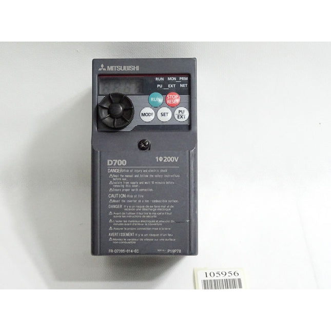 Mitsubishi Inverter FR-D720S-014-EC Umrichter 0.2kW - Maranos.de
