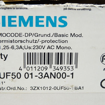 Siemens Simocode-dp 3UF5001-3AN00-1 3UF50 01-3AN00-1 Neu OVP - Maranos.de