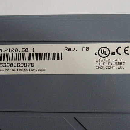 B&R 2CP100.60-1 Rev.F0 2010 Zentraleinheit - Maranos.de