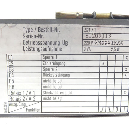 Raster Elektronik ZST/1 - Maranos.de