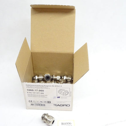 Agro Kabelverschraubung Progress Messing M16x1.5 1060.17.060 / Inhalt:20 Stück / Neu OVP - Maranos.de