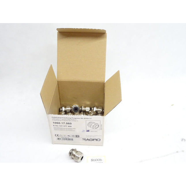 Agro Kabelverschraubung Progress Messing M16x1.5 1060.17.060 / Inhalt:20 Stück / Neu OVP - Maranos.de