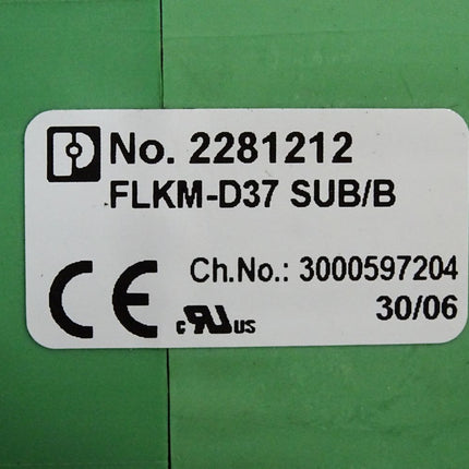 Phoenix Contact 2281212 FLKM-D37 SUB/B Übergabemodul - Maranos.de