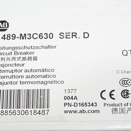 Allen Bradley 1489-M3C630 Leitungsschutzschalter / Neu OVP - Maranos.de