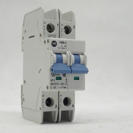 AB Allen Bradley 1489-A2C060 SER. A  Leitungsschutzschalter 2 Pole 6A C - Maranos.de