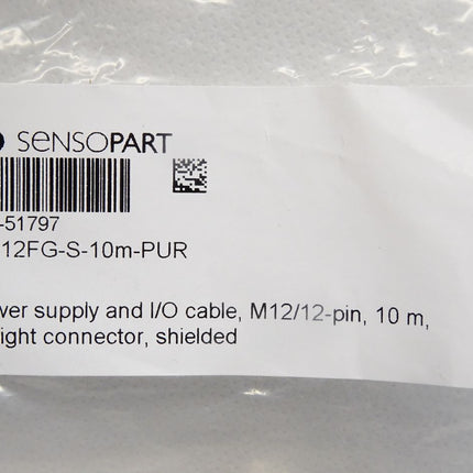 Sensopart Stromversorgung und I/O Kabel C L12FG-S-10m-PUR 902-51797 / Neu OVP - Maranos.de