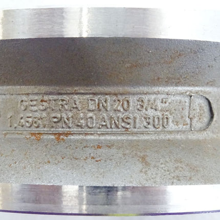 Gestra Rückschlagventil Rk16a DN20 3/4"  1.4581 PN40 ANSI 300 / Neu OVP - Maranos.de