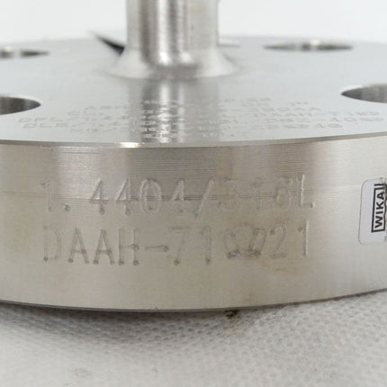 Wika Manometer nach EN 837-1 mit angebautem Druckmittler 0...+1 barg / 9226.01 990.26 / Neu - Maranos.de