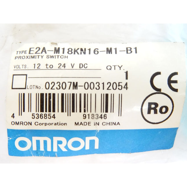 Omron Näherungssensor zylindrisch E2A-M18KN16-M1-B1 / Neu OVP - Maranos.de