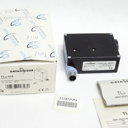 Datasensor TLu-315 Contrast sensor 9mm white push-pull M12 / Neu OVP - Maranos.de