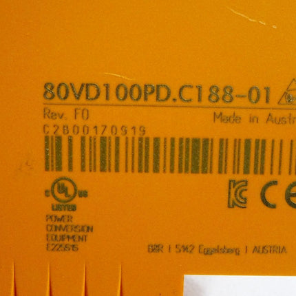 B&R 80VD100PD.C188-01 Rev. F0 ACOPOSmicro Wechselrichtermodul - Maranos.de