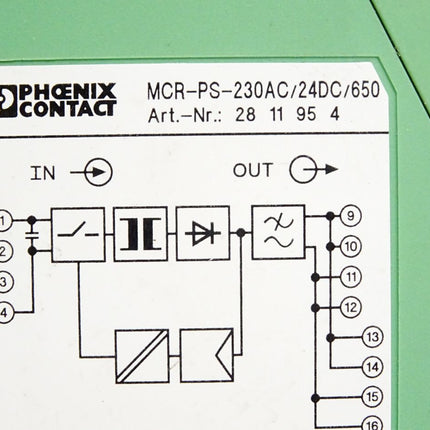 Phoenix Contact 2811954 MCR-PS-230AC/24DC/650 - Maranos.de