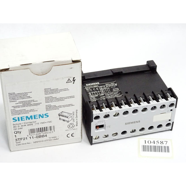 Siemens Schütz 3TF2111-0BB4 / Neu OVP - Maranos.de