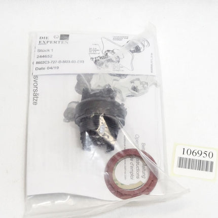 Stahl Drehgriff 244652 8602C3-727-B-M03-03-E03  / Neu OVP - Maranos.de